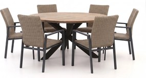 + 15% kassakorting | Diningset Manifesto  | 6 personen teakhout | Tuinset stapelbaar | 7-delig | Kees Smit Tuinmeubelen