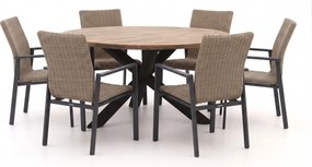 Diningset Manifesto | 6 personen | Tuinset teakhout | 7-delig | Kees Smit Tuinmeubelen