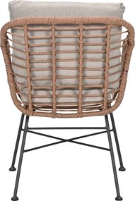 Garden Impressions Lucas tuinset bruin 5-delig - Tulli tuintafel 180x115 cm