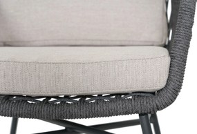 Tuinstoel Rope Grijs-antraciet Lifestyle Garden Furniture Vicente  antracite