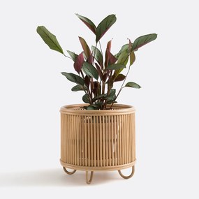 Bloempot op pootjes in rotanØ32 cm, Malu