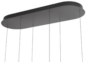 Hanglamp multicolor incl. LED dimbaar 6-lichts easylift - Witch