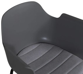 Jörn Eetkamerstoel - Malin - Donkergrijs - Kunststof - Jörn