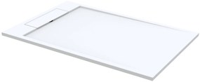 Best Design Decent solid surface douchebak mat wit 180x90x4,5cm