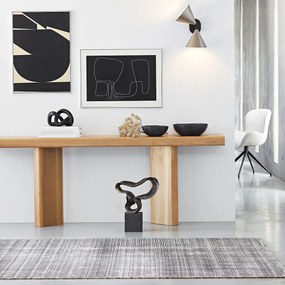 Eiken en fineer wandtafel L200 cm, Olaga