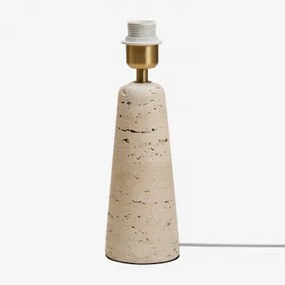 Davise Tafellampvoet Van Travertijn Travertine - Sklum