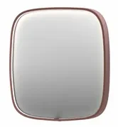 INK SP31 spiegel - 60x4x60cm contour in stalen kader incl dir LED - verwarming - color changing - dimbaar en schakelaar - geborsteld koper 8409814