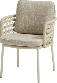 4 Seasons Outdoor Nova tuinstoel Linen Tuinstoel beige weerbestendig
