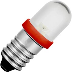 Schiefer E10 LED Lamp  | 0.69W 230V 3mA Rood | 8.5x28mm | 10 stuks