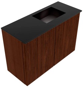 Mondiaz Joya 60cm toiletmeubel ruby met wastafel faye rechts 1 kraangat urban