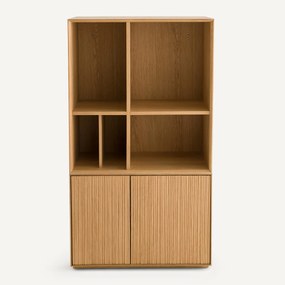 Kleine boekenkast in eikenfineer, Mikube