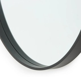 Ronde spiegel, zwartØ80 cm, Alaria