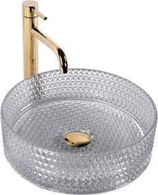 Opzetwastafel Rea Cristal Light Grey