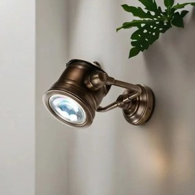 Wandlamp Malibu Antiek Messing