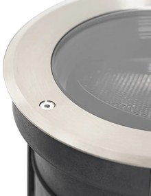 Set van 6 grondspot staal AR111 verstelbaar IP65 - Delux Honey