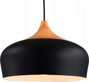 Enkele hanglamp Bari Zwart