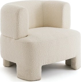 Fauteuil klein model, bouclette stof, Darrel