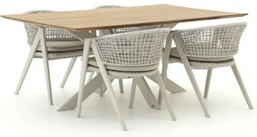 Diningset Manifesto | 4 personen | Tuinset teakhout | 5-delig | Kees Smit Tuinmeubelen