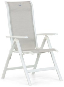 Hartman Alice Comfort Standenstoel Aluminium/textileen Wit