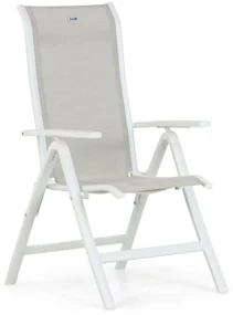 Hartman Alice Comfort Standenstoel Aluminium/textileen Wit