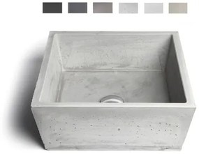 Urbi et Orbi Conicis opbouw wastafel 39x39cm bruin/beige