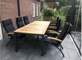 Bellagio Linosa dining tuintafel 240x100x78cm