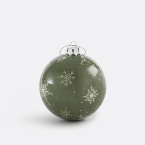 Set van 24 ballen met sneeuwvlokprint, Caspar