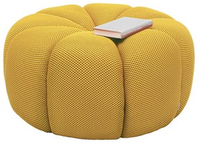 Kare Design Peppo Ronde Poef Geel