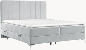 Handgemaakte fluwelen divan bed Aggaz met opbergruimte, H3