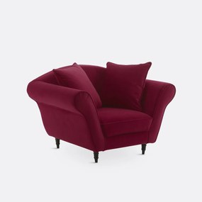 Fauteuil in fluweel, Lipstick