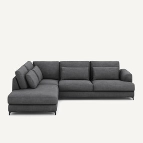 Omvormbare hoekbank links, katoen en linnen, Marsile