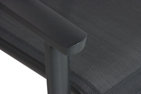 Tuinset 4 personen 180 cm Aluminium/textileen Grijs Hartman Sitges/Mateo