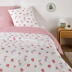 Beddengoedset 30% gerecycled katoen, vierkant kussensloop, DANYA