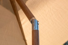 4-Seasons Outdoor Azzurro stokparasol 300 cm - Woodlook/Sand
