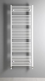 Aqualine Direct badkamer handdoek radiator 75x170cm wit 1107 Watt 4-punts aansluiting
