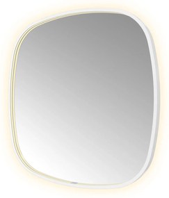 Hotbath &More Contour spiegel deens ovaal 80x80cm wit mat