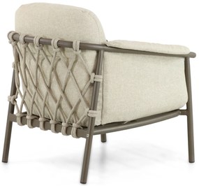 Tuinstoel Aluminium Taupe-naturel-bruin 4 Seasons Outdoor Ezra