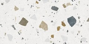 Navale Formigo terrazzo vloertegel 60x120cm multicolor wit gerectificeerd