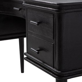 BePureHome Boudoir Kaptafel Acaciahout Zwart - 120 X 40cm.