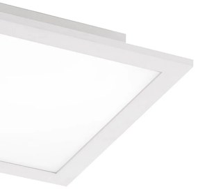 Plafonnière wit 30 cm incl. LED met afstandsbediening - Orch Modern vierkant Binnenverlichting Lamp