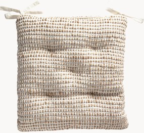 Handgemaakt zitkussen van katoen en jute West