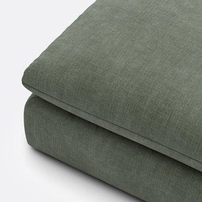 Poef voor modulaire bank, in gestructureerde stof, Malo