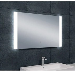Wiesbaden Sunny spiegel rechthoek met LED, dimbaar en spiegelverwarming 100 x 60 cm 38.3791