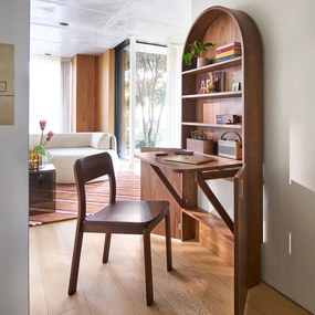 Set van 2 notenhouten stoelen, Talet