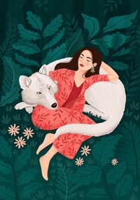 Ilustratie Polar Wolf