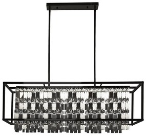 Hangende kristallen lamp APP1112-4CP Zwart