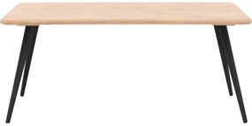 Goossens Eettafel Bjarte, Rechthoekig 200 x 90 cm