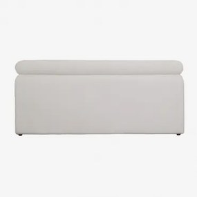 Gestoffeerd Hoofdbord Van 180 Cm Cirene Stof Wit & 150 Cm - Sklum