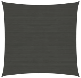 vidaXL Zonnezeil 160 g/m² 7x7 m HDPE antracietkleurig