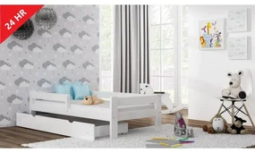Peuter Wit  Eenpersoonsbed - Willow For Kids Kinderen Peuter Junior 5056231713405 Children's Beds Home, 140x70, Nee, Geen Children's Beds Home Dennenh